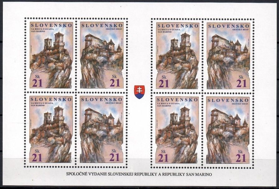 Znaczek Słowacja 2007 Mi ark 562-563 Czyste **