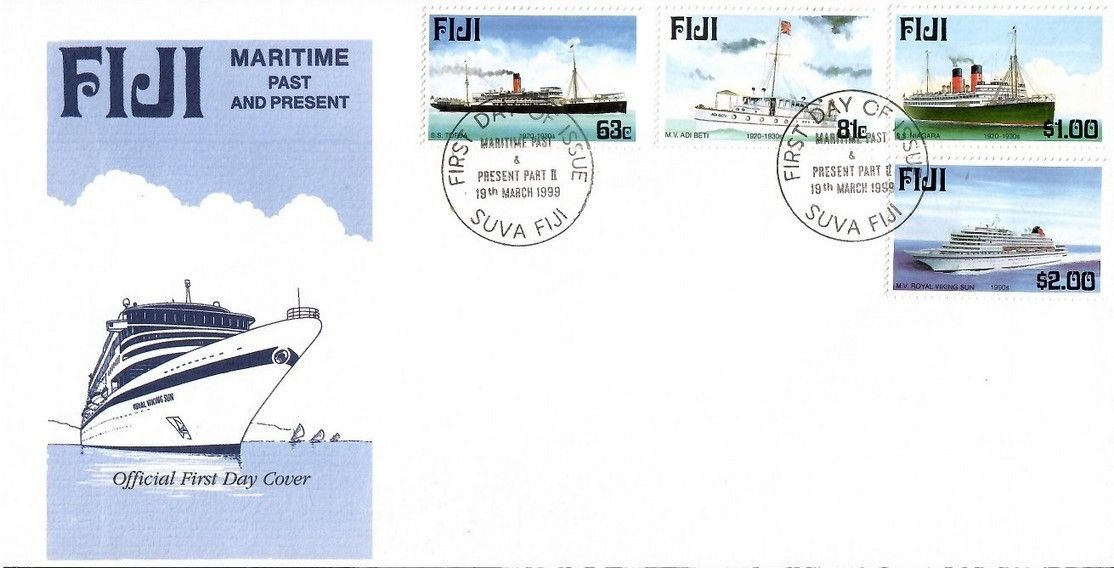 Znaczek Fidżi 1999 Mi 873-876 FDC