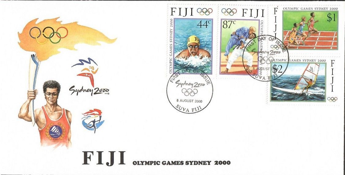 Znaczek Fidżi 2000 Mi 940-943 FDC