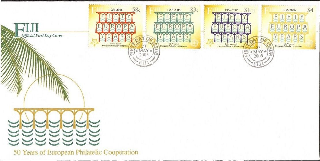 Znaczek Fidżi 2005 Mi 1109-1112 FDC