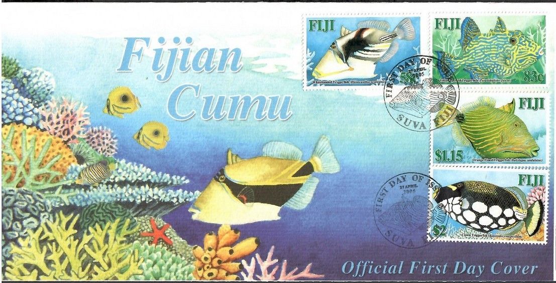 Znaczek Fidżi 2005 Mi 1105-1108 FDC