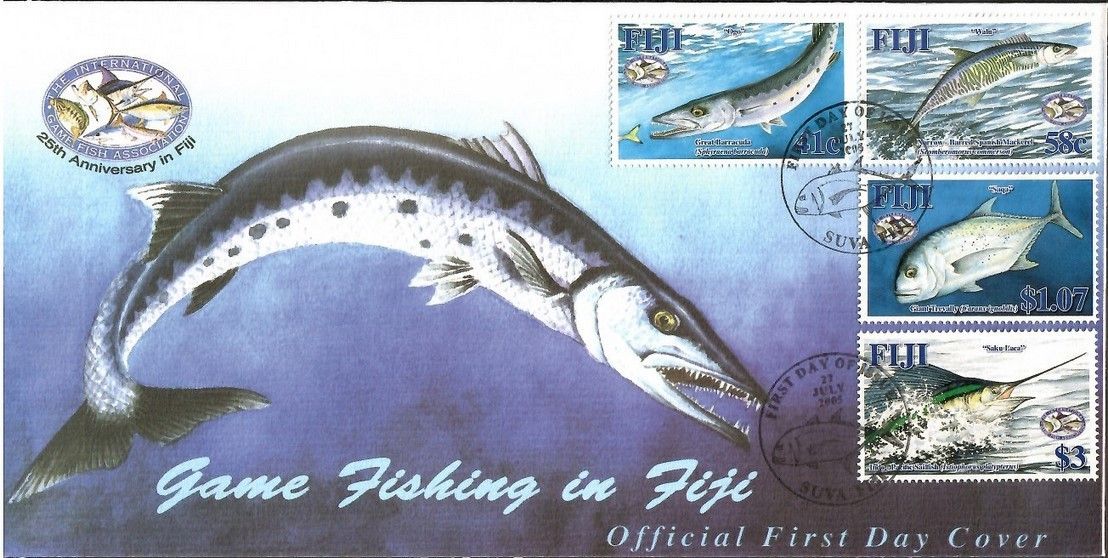 Znaczek Fidżi 2005 Mi 1123-1126 FDC