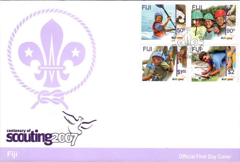 Znaczek Fidżi 2007 Mi 1210-1213 FDC