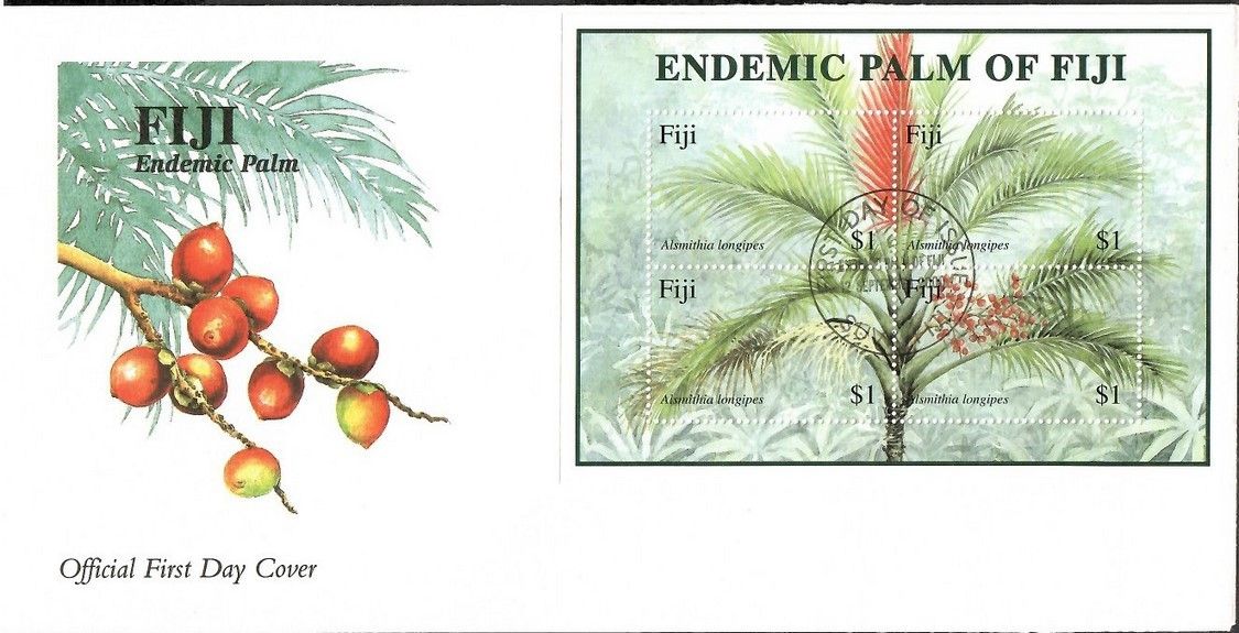 Znaczek Fidżi 2000 Mi bl 37 FDC