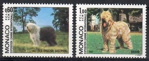 Znaczek Monako 1982 Mi 1533-1534 Czyste **