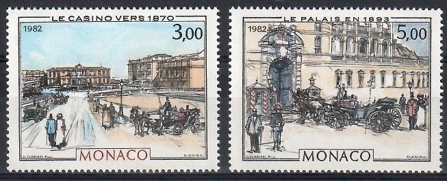Znaczek Monako 1982 Mi 1549-1550 Czyste **