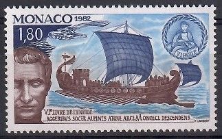 Znaczek Monako 1982 Mi 1566 Czyste **