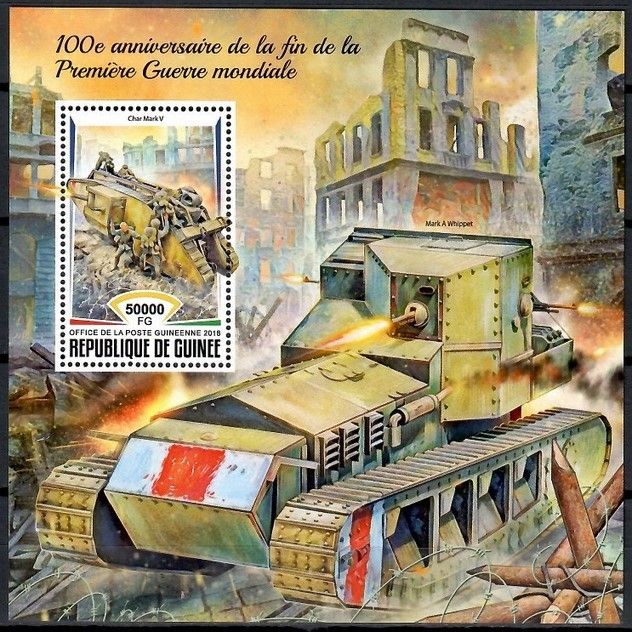 Znaczek Gwinea 2018 Mi bl 2921 Czyste **