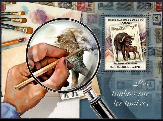 Znaczek Gwinea 2018 Mi bl 2945 Czyste **