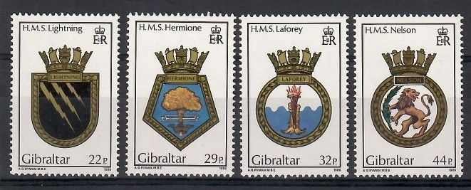 Znaczek Gibraltar 1987 Mi 521-524 Czyste **