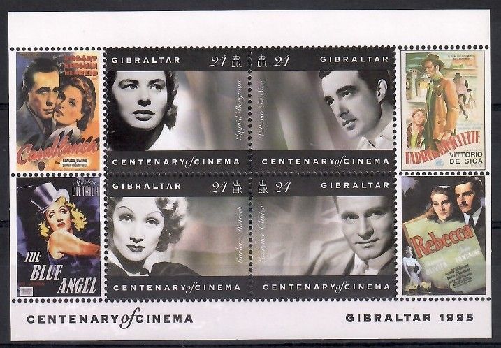 Znaczek Gibraltar 1995 Mi bl 23 Czyste **