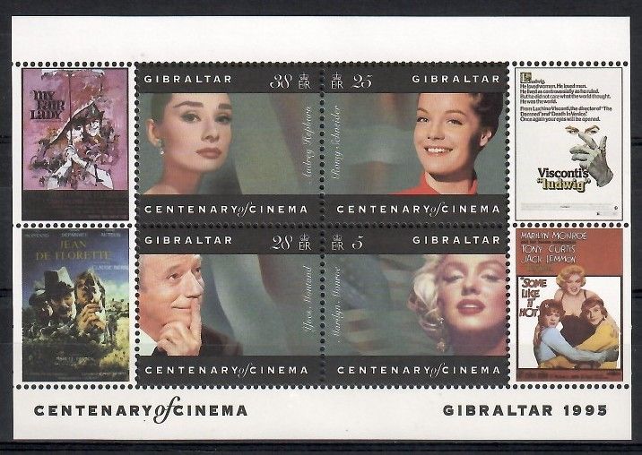 Znaczek Gibraltar 1995 Mi bl 24 Czyste **