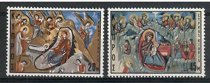 Znaczek Cypr 1969 Mi 328-329 Czyste **
