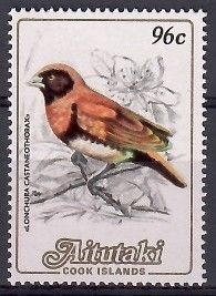 Znaczek Aitutaki 1984 Mi 518 Czyste **