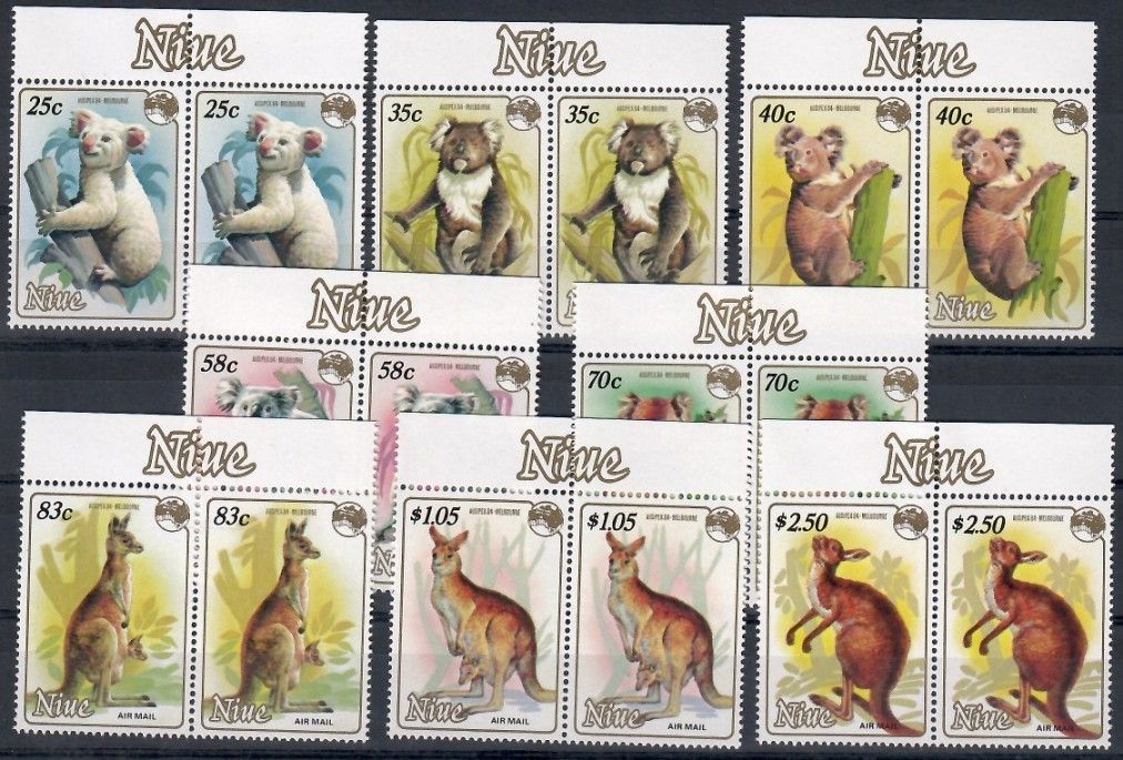 Znaczek Niue 1984 Mi 575-582 Czyste **