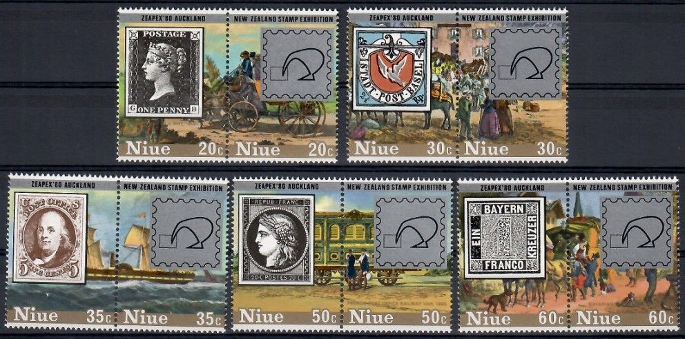 Znaczek Niue 1980 Mi 336-345 Czyste **