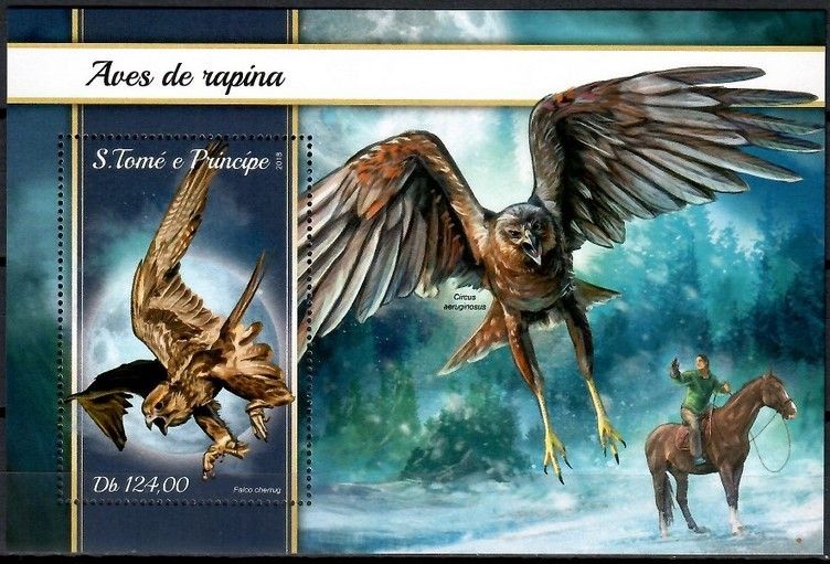 Znaczek Wyspy Św. Tomasza i Książęca 2018 Mi bl 1355 Czyste **