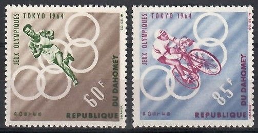 Znaczek Dahomej 1964 Mi 239-240 Czyste **