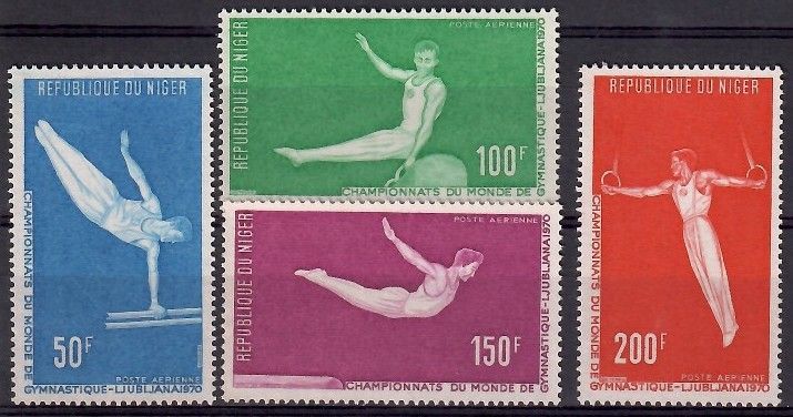 Znaczek Niger 1970 Mi 263-266 Czyste **