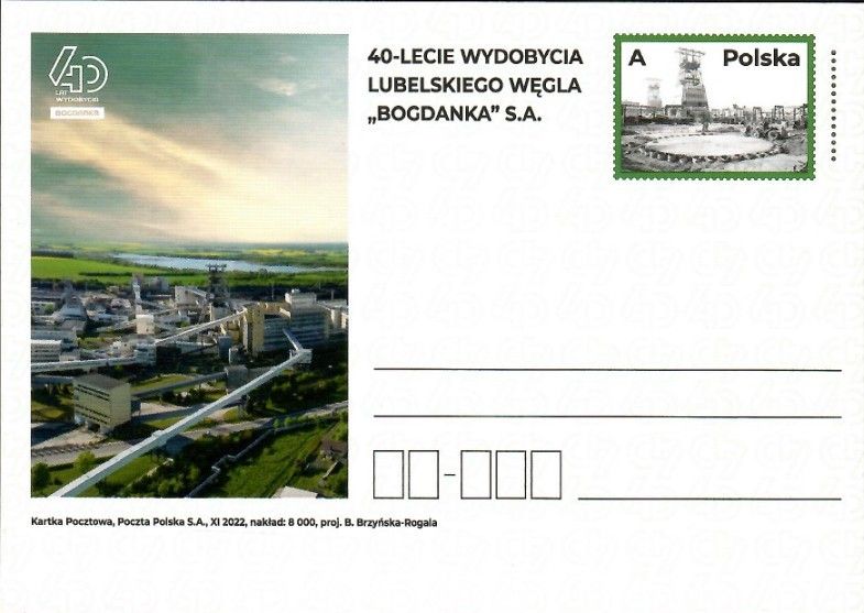 Znaczek Polska 2022 Fi Cp 1990 Całostka pocztowa