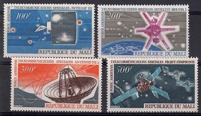 Znaczek Mali 1970 Mi 233-236 Czyste **