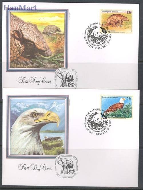 Znaczek Narody Zjednoczone Nowy Jork 1995 Mi 681-684 FDC