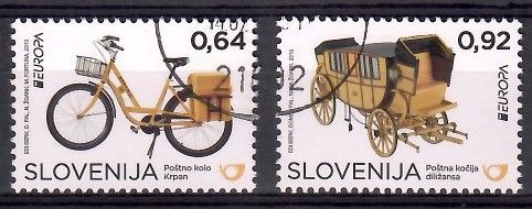 Znaczek Słowenia 2013 Mi abo 992-993 Stemplowane