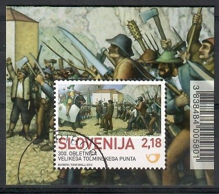 Znaczek Słowenia 2013 Mi abo bl 69 Stemplowane