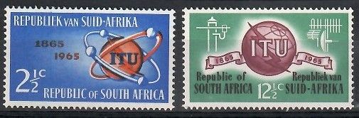 Znaczek Republika Południowej Afryki 1965 Mi 344-345 Czyste **
