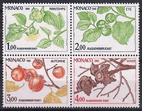 Znaczek Monako 1981 Mi 1502-1505 Czyste **
