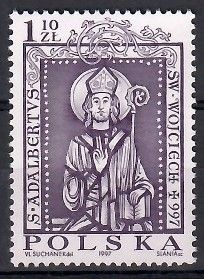 Znaczek Polska 1997 Mi 3644 Fi 3496 Czyste **