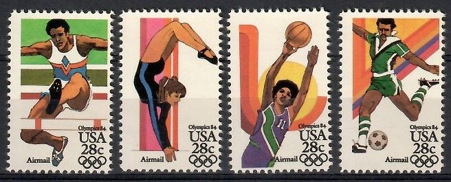 Znaczek USA 1983 Mi 1636-1639 Czyste **