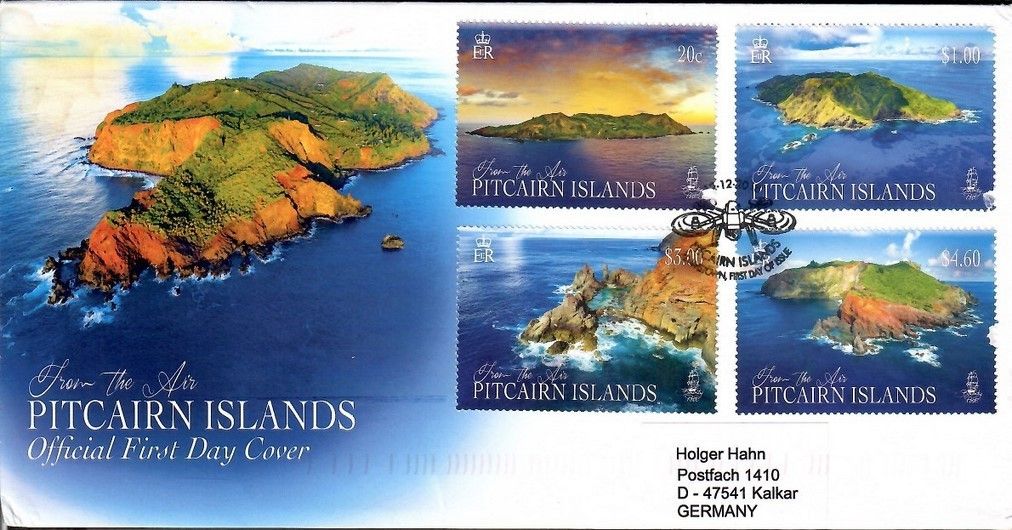 Znaczek Pitcairn 2018 Mi adr 1043-1046 FDC