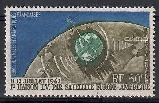 Znaczek TAAF 1962 Mi 27 Z podlepką *