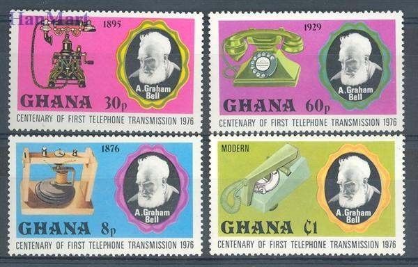 Znaczek Ghana 1976 Mi 662-665 Czyste **