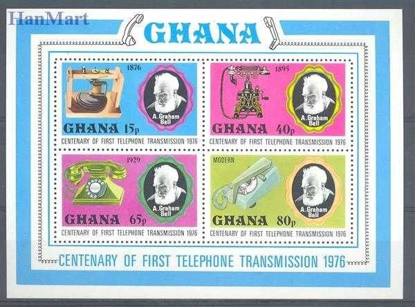 Znaczek Ghana 1976 Mi bl 66 Czyste **