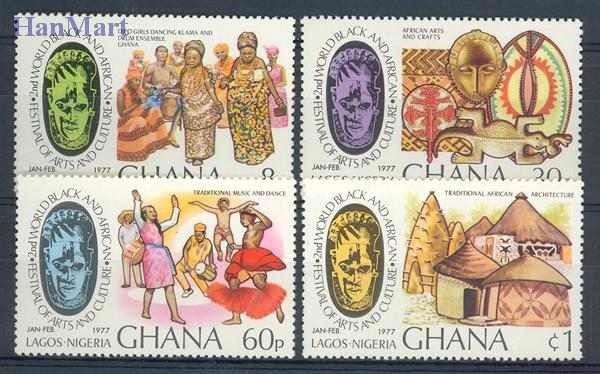 Znaczek Ghana 1977 Mi 678-681 Czyste **