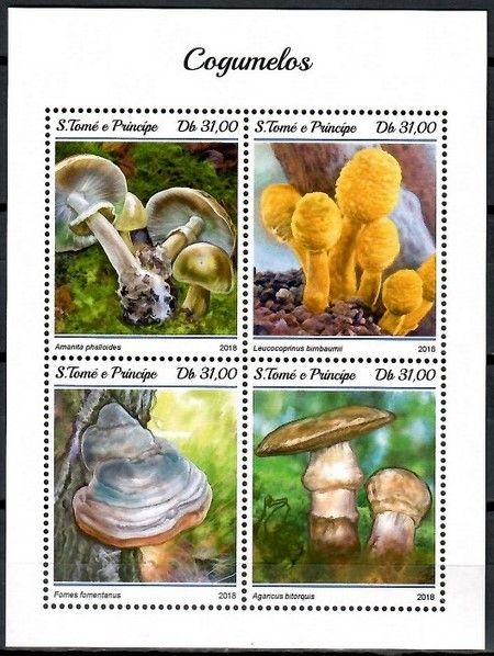 Znaczek Wyspy Św. Tomasza i Książęca 2018 Mi ark 7818-7821 Czyste **