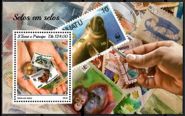 Znaczek Wyspy Św. Tomasza i Książęca 2018 Mi bl 1440 Czyste **