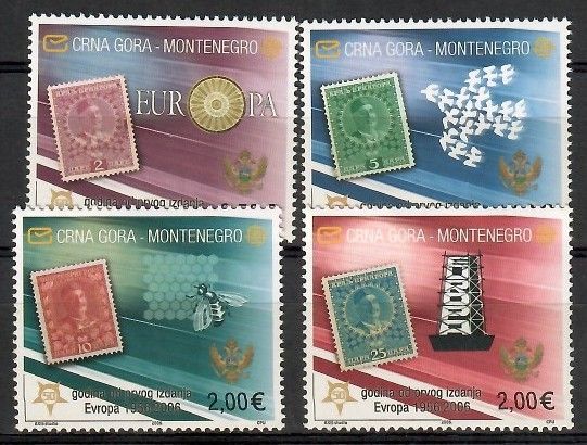 Znaczek Czarnogóra 2006 Mi 108-111 Czyste **