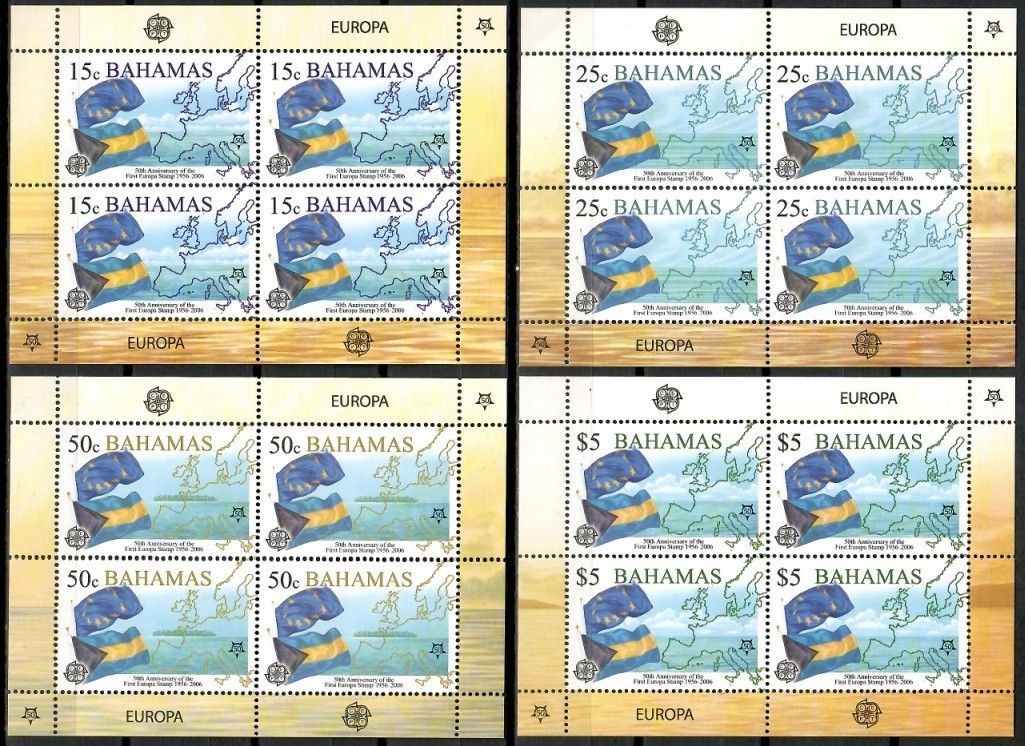 Znaczek Bahamy 2005 Mi ark 1224-1227 Czyste **