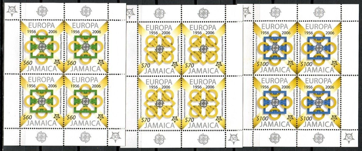 Znaczek Jamajka 2005 Mi ark 1081-1083 Czyste **