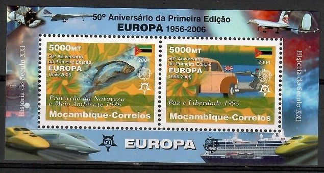 Znaczek Mozambik 2006 Mi bl 202 Czyste **