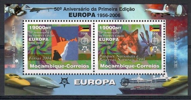Znaczek Mozambik 2006 Mi bl 203 Czyste **