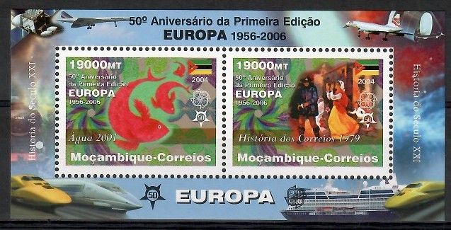 Znaczek Mozambik 2006 Mi bl 204 Czyste **