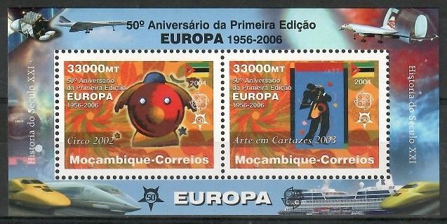 Znaczek Mozambik 2006 Mi bl 206 Czyste **