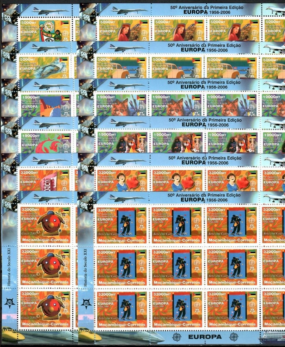Znaczek Mozambik 2006 Mi ark 2853-2864 Czyste **