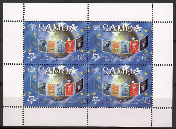 Znaczek Samoa 2005 Mi ark 1020 Czyste **