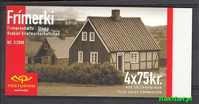 Znaczek Islandia 2000 Mi mh 950 Czyste **