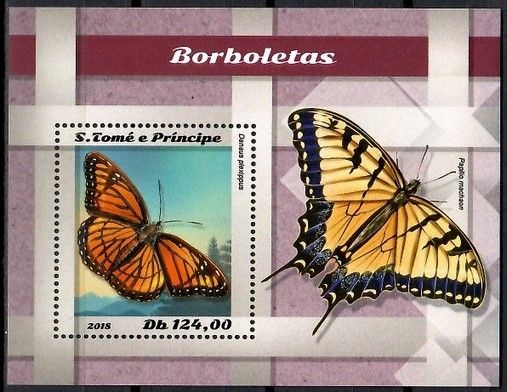 Znaczek Wyspy Św. Tomasza i Książęca 2018 Mi bl 1450 Czyste **